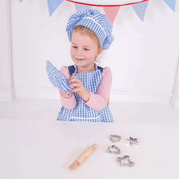 Bigjigs Toys Modrý set šéfkuchaře