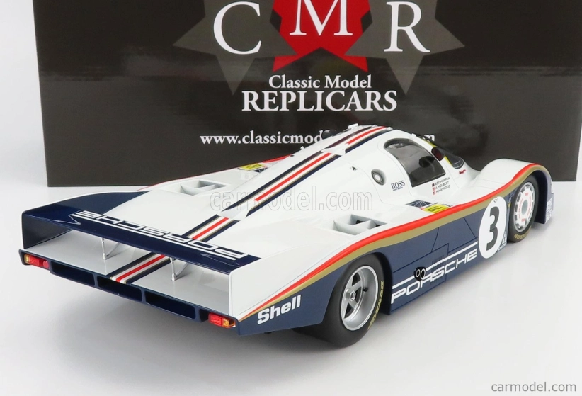 Cmr Porsche 956l 2.6l Turbo Team Rothmans Porsche N 3 Winner 24h Le Mans 1983 Al Holbert - Hurley Haywood - Vern Schuppan 1:12 Bílá Modrá