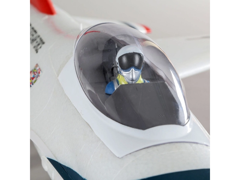 RC letadlo E-flite F-16 Thunderbirds 0.8m SAFE Select BNF Basic