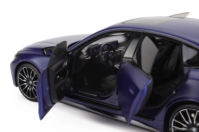 Minichamps BMW radu 4 I4 M50 (g26) 2022 1:18 Matt Blue