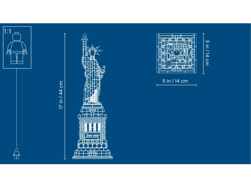 LEGO Architecture – Socha slobody