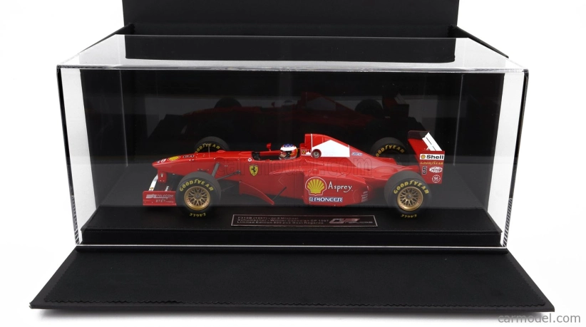 Gp-repliky Ferrari F1 F310b Scuderia Ferrari Marlboro Team N 5 Winner Canada Gp (s figúrkou pilota) 1997 Michael Schumacher - Con Vetrina - s vitrínou 1:18 červená biela
