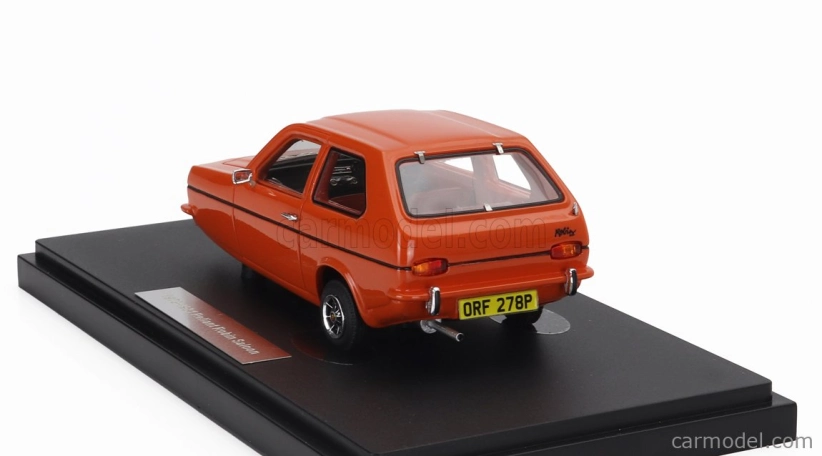 Matrix modely v mierke Reliant Robin Saloon 1973 1:43 Oranžová