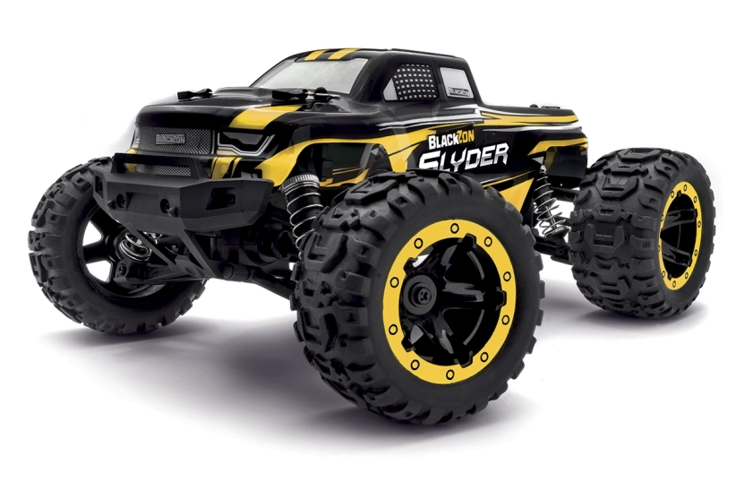 RC auto Slyder MT 1/16 4WD Electric Monster Truck, žltá
