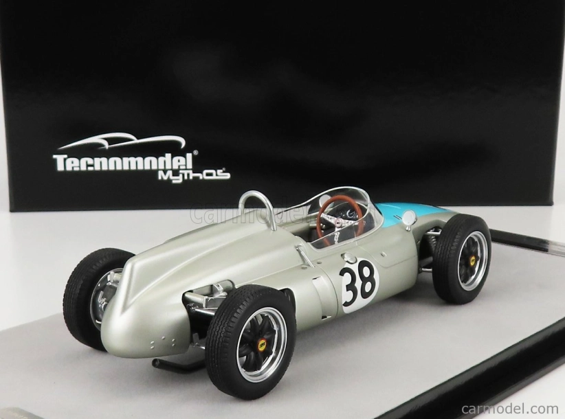 Tecnomodel Cooper F1  T53 N 38 German Gp 1961 B.collomb 1:18 Silver