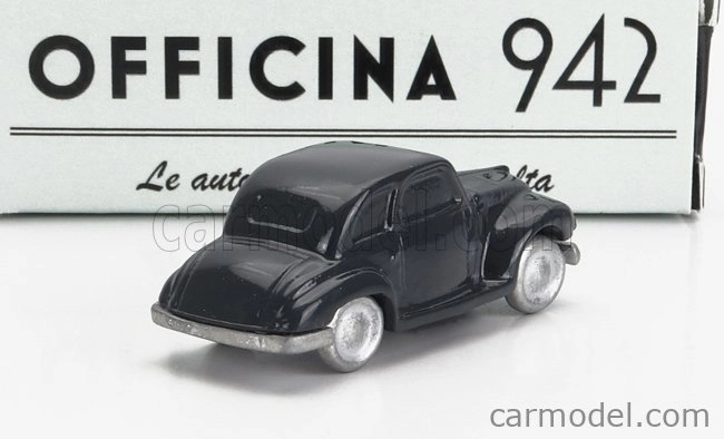 Officina-942 Fiat 500c 4 Posti Carrozzeria Rolfo 1950 1:76 Sivá