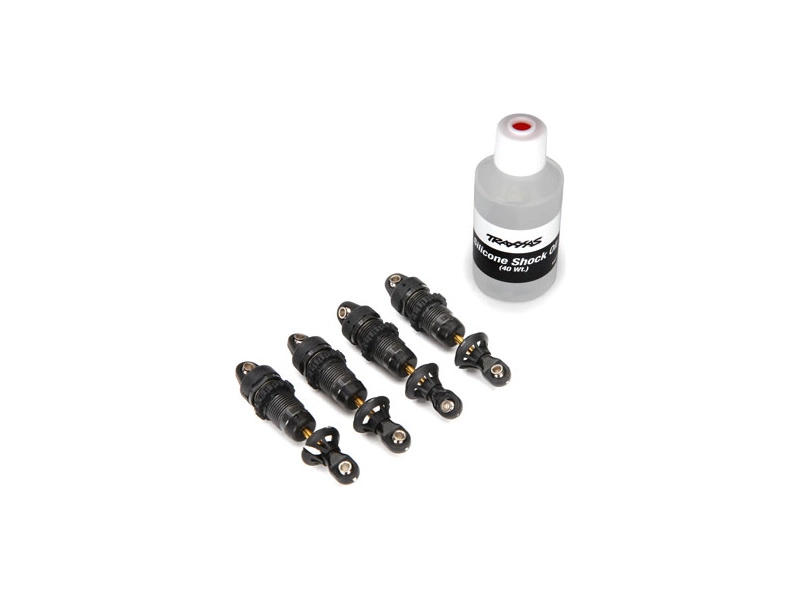 Traxxas tlmič GTR hliník/PTFE, piestnica TiN (4)