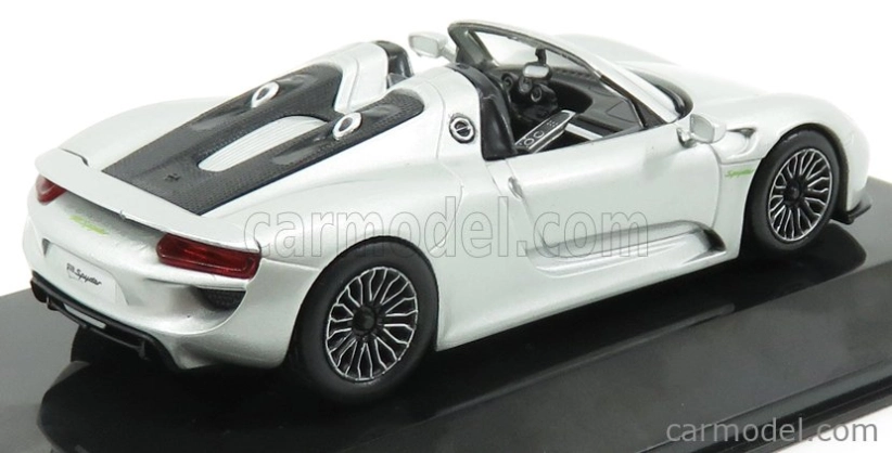 Edicola Porsche 918 Spyder 2013 - Con Vetrina - With Showcase 1:43 Silver