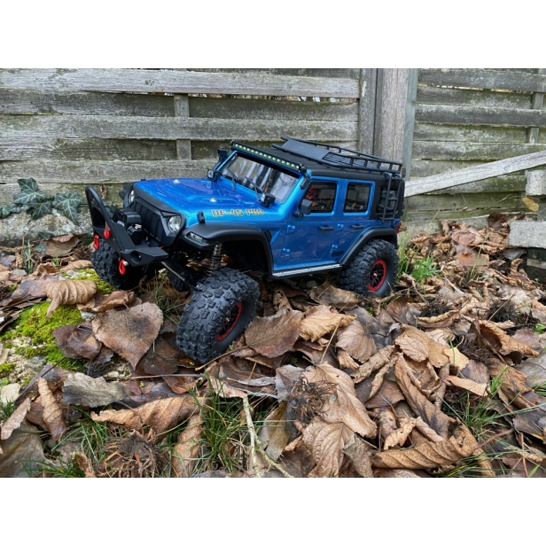 RC auto DF-4S PRO Crawler 313 mm 1:10, modrá