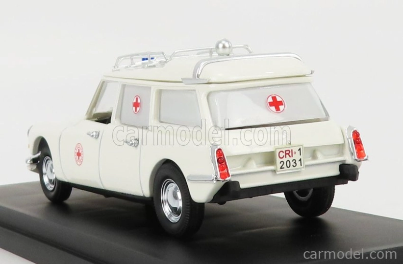 Rio-modely Citroen Id19 Break C.r.i. Croce Rossa Italiana 1958 - sanitka 1:43 biela