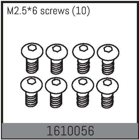 M2.5*6 screws (10)