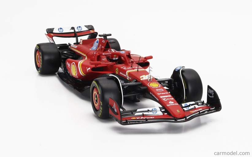 Bburago Ferrari F1 Sf-24 Team Scuderia Ferrari N 16 Season 2024 Charles Leclerc 1:18 Červená Černá