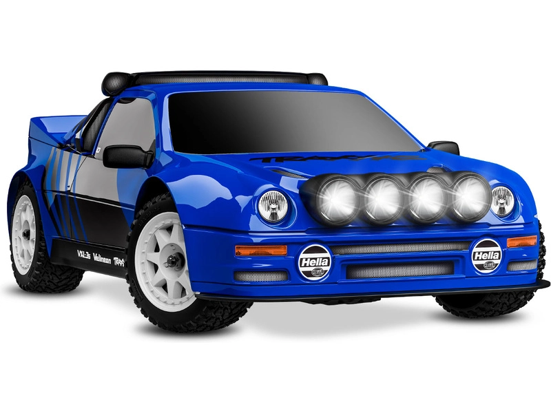 Traxxas Mini Rally Ford RS200 1:12 4WD VXL RTR modrý
