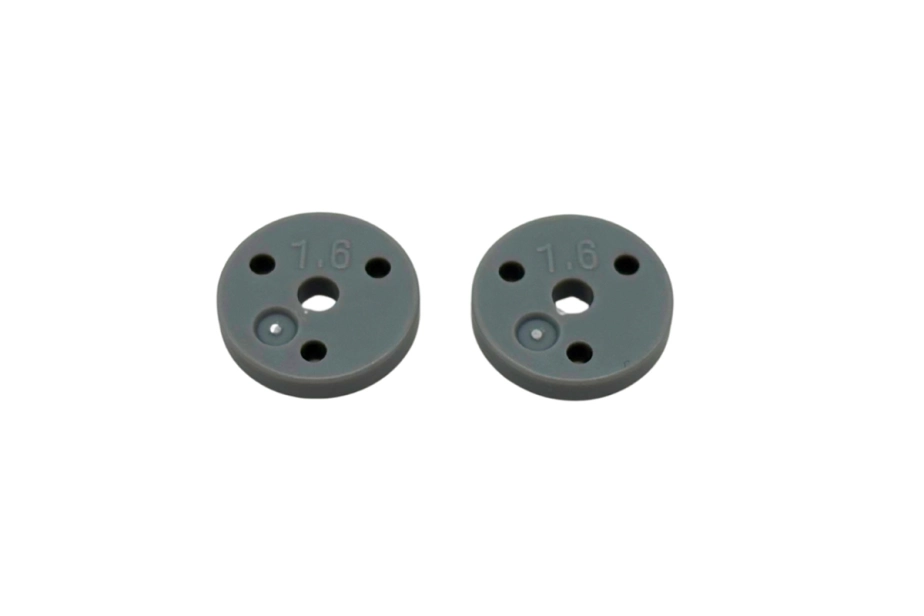 Presné plastové piestiky 1/10 BBS tlmičov (1.6x3 otvory, ploché) (13mm) (2 ks)