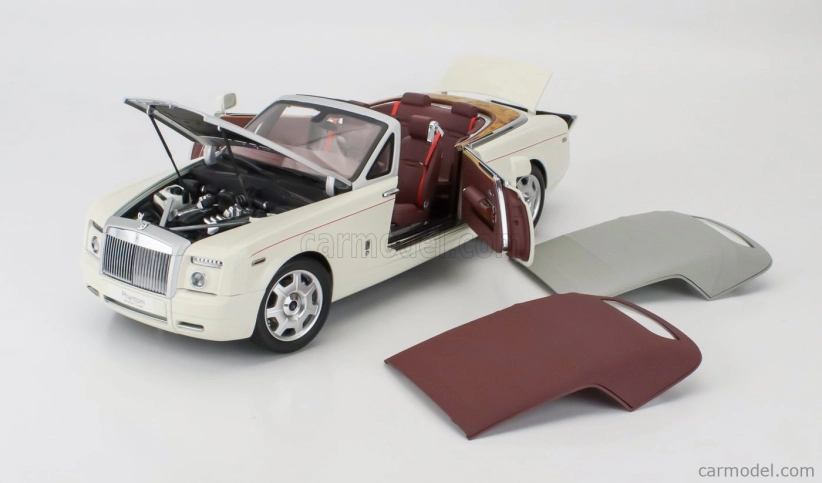 Kyosho Rolls royce Phantom Drophead Cabriolet 2-dverový 2013 1:18 Anglicky White