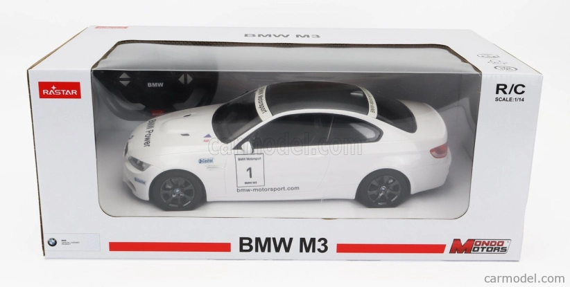 Mondomotors BMW radu 3 M3 Coupe (e46) N 1 Racing 2003 1:14 Biela Čierna