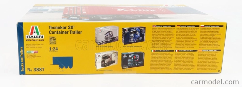 Italeri Accessories Tecnokar Trailer Container 20' 1:24 /