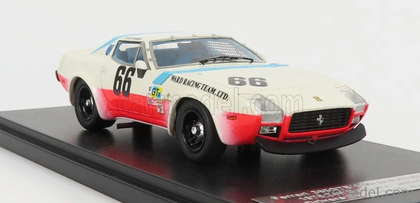 Matrix scale models Ferrari 365 Gtb/4 4.4l V12 Team Nart N 66 Daytona 1978 D.devendorf - T.adamowicz 1:43 Bílá Červená