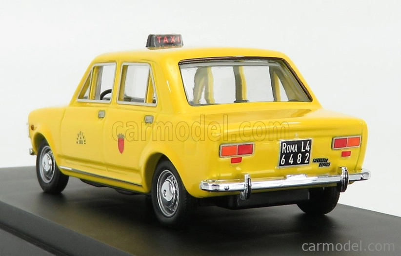 Rio-models Fiat 128 4-dverový Taxi Roma 1971 1:43 Žltá