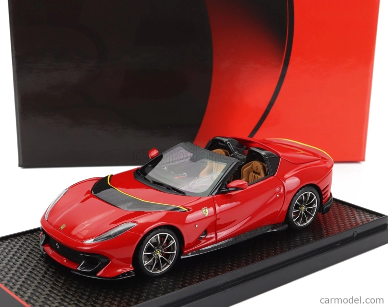 Bbr-models Ferrari 812 Competizione A Spider 2022 1:43 Rosso Corsa 322 - červená