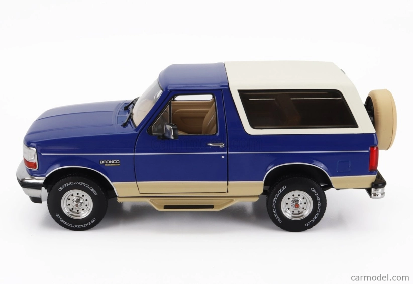 Greenlight Ford usa Bronco Eddie Bauer Edition 1996 1:18 Modrá Bílá