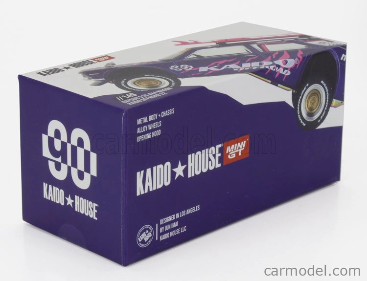 Mini-gt Datsun 510 Kaido House V1 4x4 Sw Station Wagon 1972 1:64 Purple