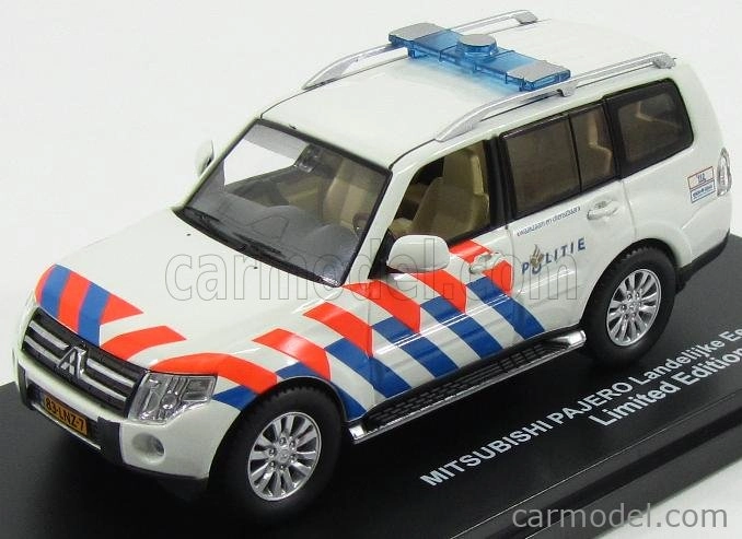 Triple9 Mitsubishi Pajero Landelijke Eenheid Politie 2013 1:43 Biela Oranžová Modrá