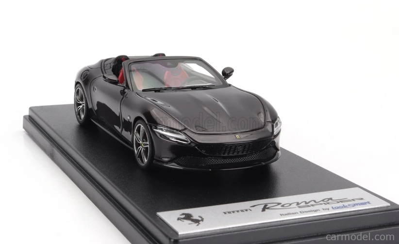 Looksmart Ferrari Roma Spider Open 2020 1:43 Nero Purosangue - Černá Met