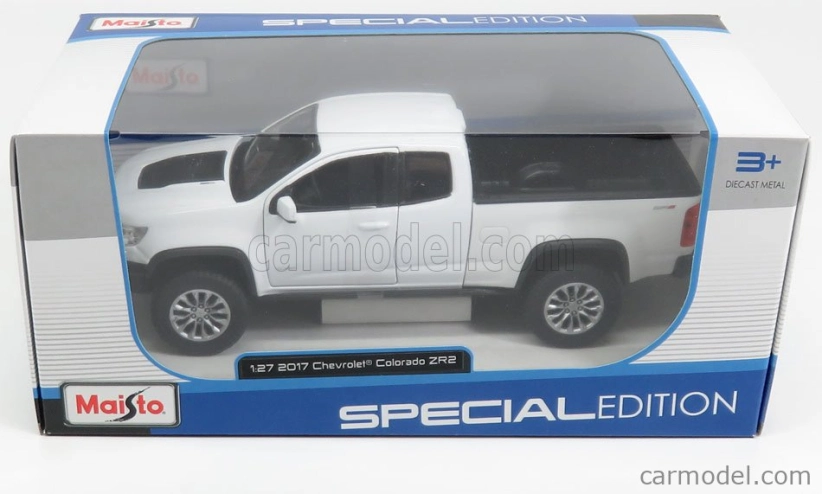 Maisto Chevrolet Colorado Zr2 Pick-up 2017 1:27 bielo-čierna