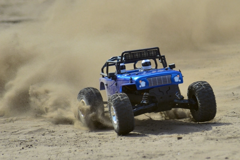 MOXOO SP - 1/10 Monster Truck 2WD - RTR - stejnosměrný motor + 50C 5400mAh Lipo + nabíječ