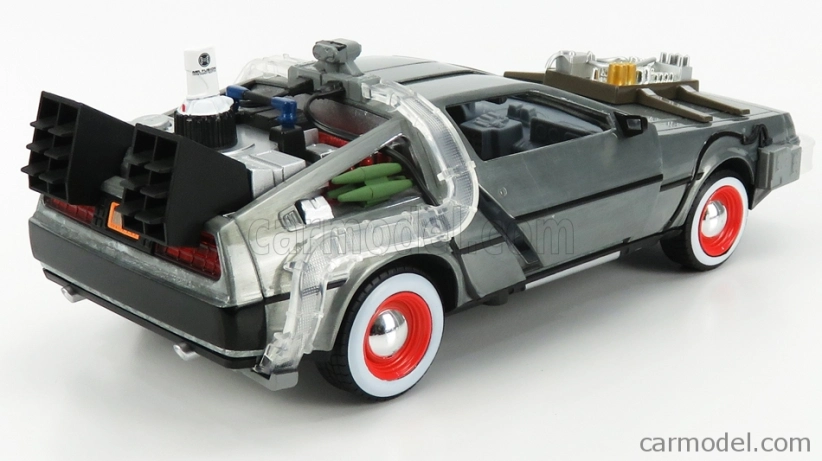 Jada De lorean Time Machine - Back To The Future 3 - Ritorno Al Futuro 3 1:24 Silver