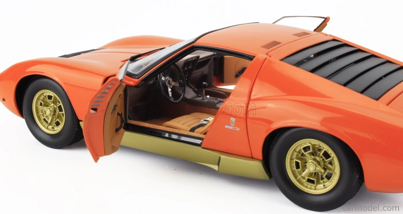Kyosho Lamborghini Miura P400 1968 1:18 Orange Gold