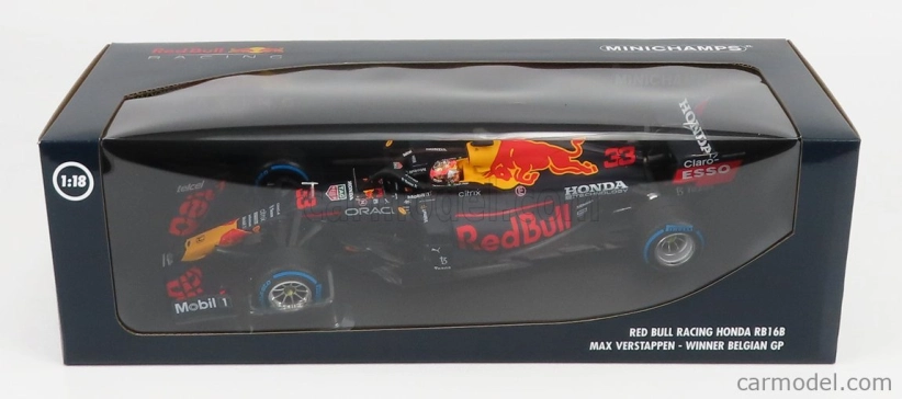 Minichamps Red bull F1 Rb16b Honda Ra620h Aston Martin N 33 1:18, tmavě modrá