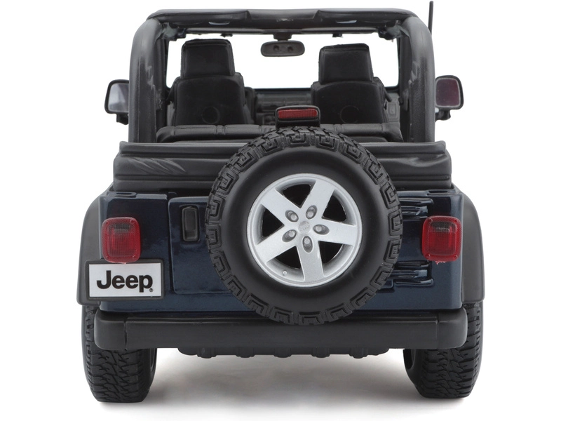 Maisto Jeep Wrangler Rubicon 1:18 modrá metalíza