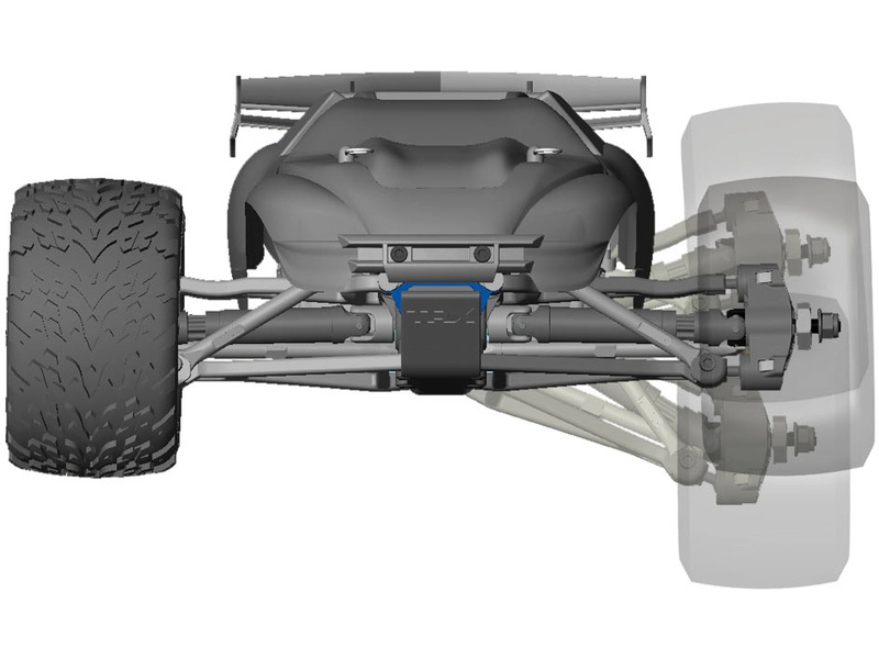 Traxxas E-Revo 1:16 VXL RTR modrý