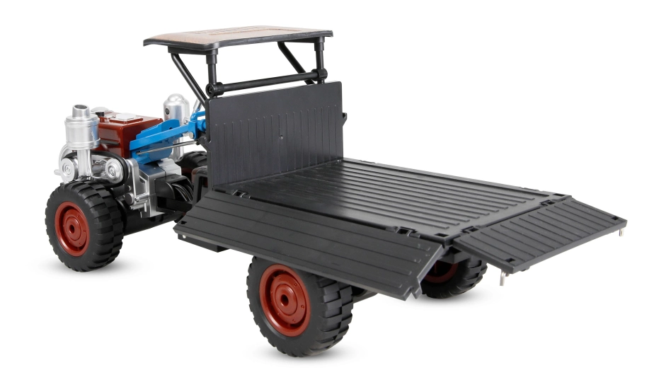 RC Retro traktor-Terra s dymom a svetlom 4WD proporcionálny 1:12 RTR
