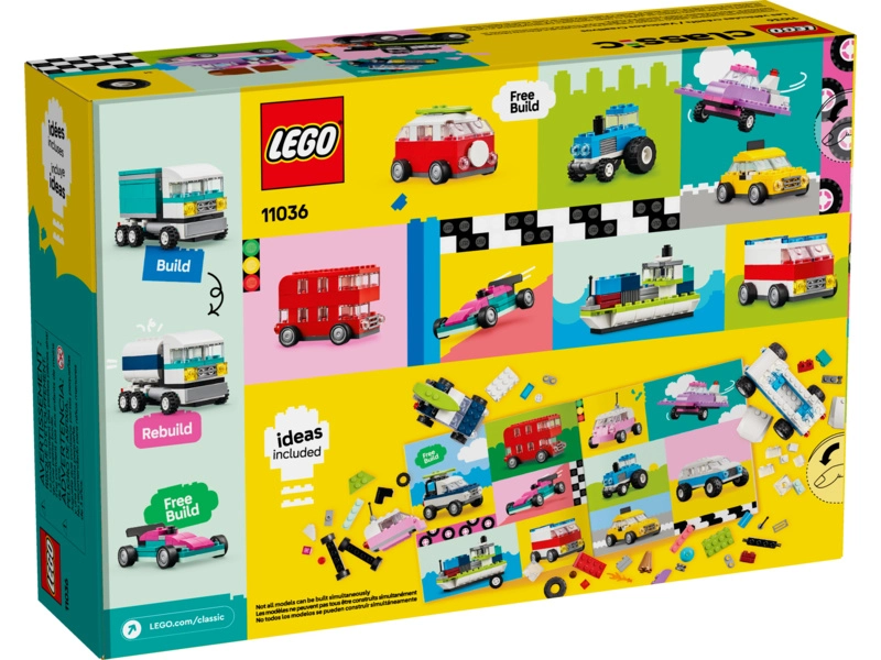 LEGO Classic - Kreatívne vozidlá