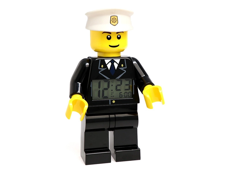 LEGO hodiny s budíkem - City Policeman