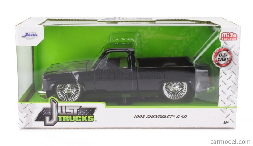 Jada Chevrolet C-10 Pick-up Custom 1985 1:24 Black