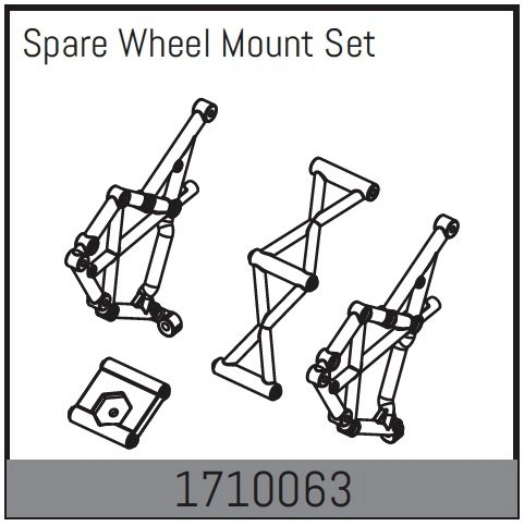 Spare Wheel Mount Set