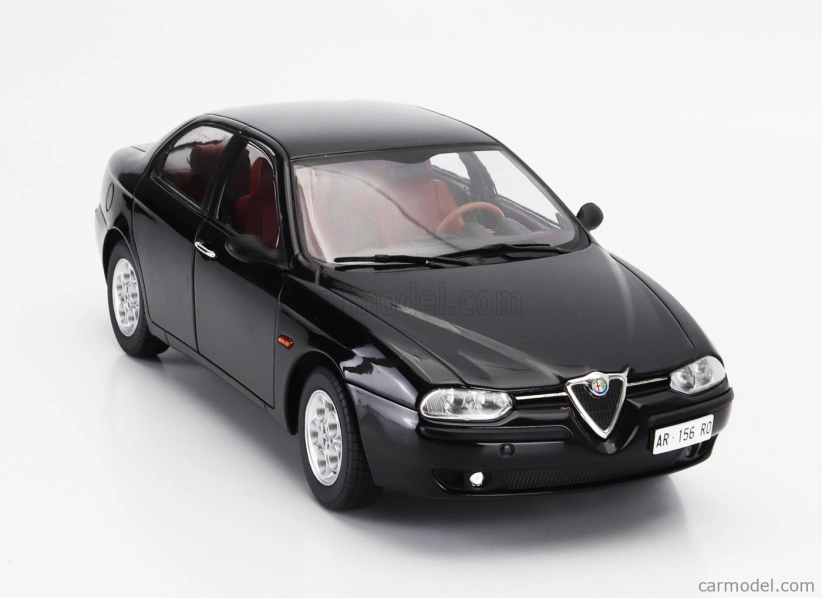 Mitica-diecast Alfa romeo 156 2.5 V6 24v 1997 – Red Interior 1:18 Black 601 Nero