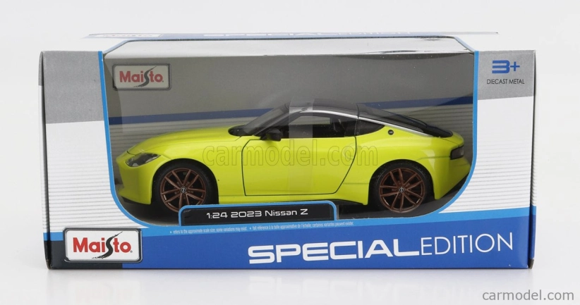 Maisto Nissan 400z Coupe 2022 1:24 Žlutá