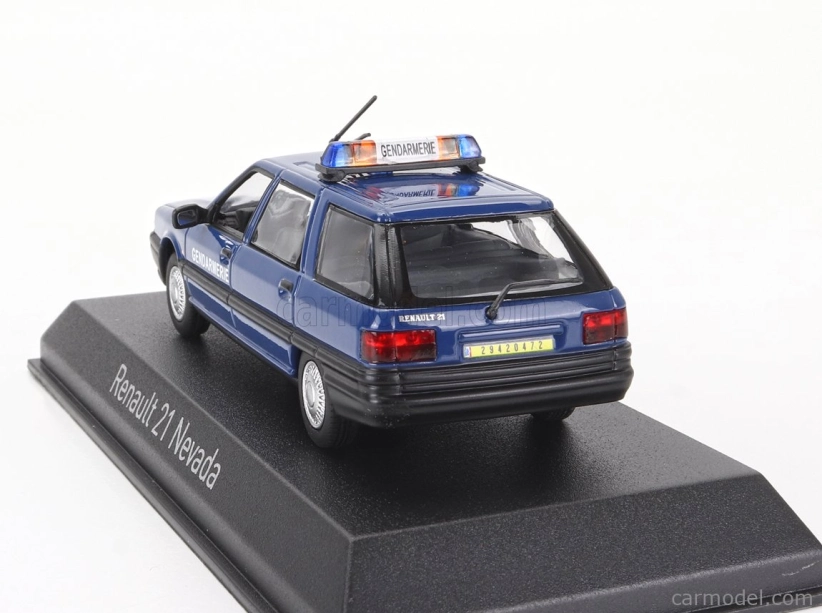 Norev Renault R21 Nevada Sw Station Wagon Gendarmerie 1994 1:43 Blue