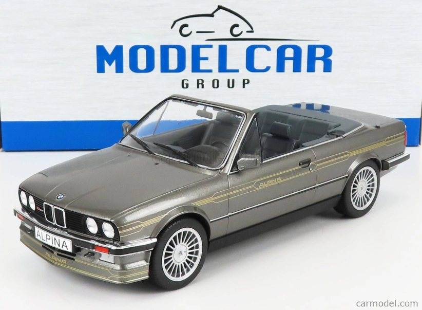 Mcg BMW radu 3 (e30) Alpina C2 2.7 Cabriolet 1989 1:18 Sivá