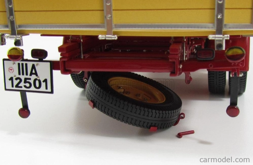 Cmc Mercedes Benz Lo2750 Lkw Platform Truck Cassonato 1933 1:18 žltá červená