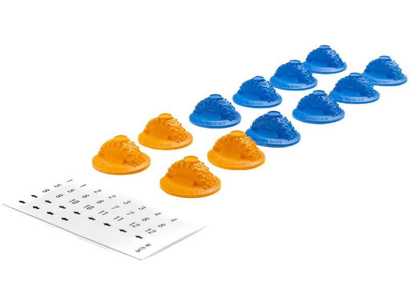 Pro-Line súprava označenia trate, modrá, oranžová (12 ks): Axial SCX30