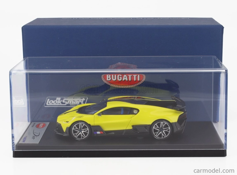 Looksmart Bugatti Divo 2020 1:43 Žlutá Jaune Safre Lesklá Černá