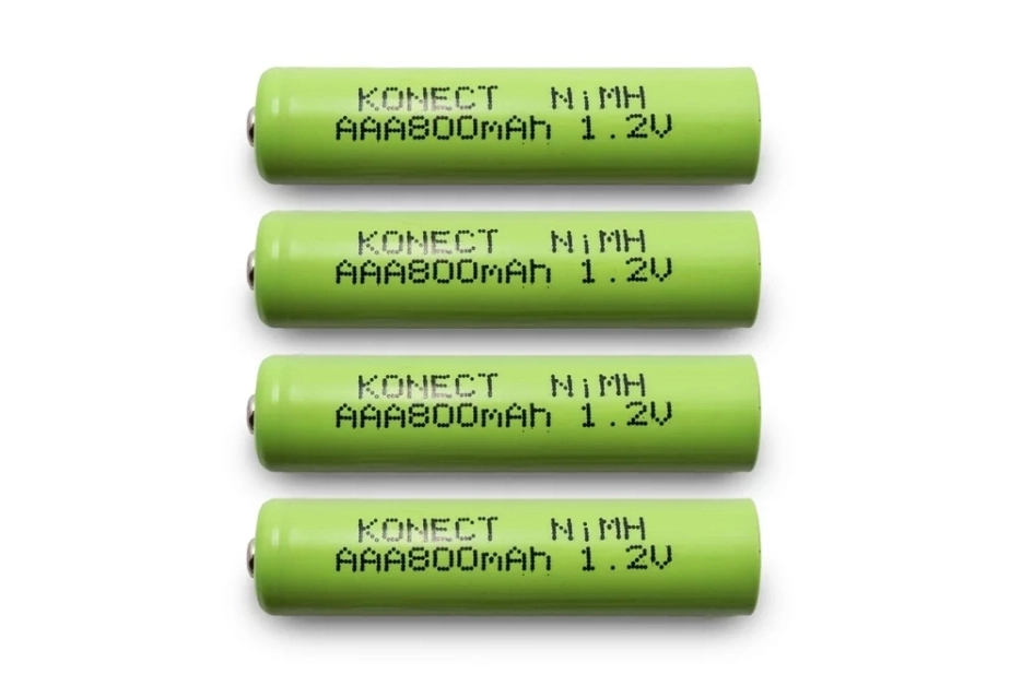 NiMH akumulátory AAA 800mAh (4 ks) s úložným puzdrom