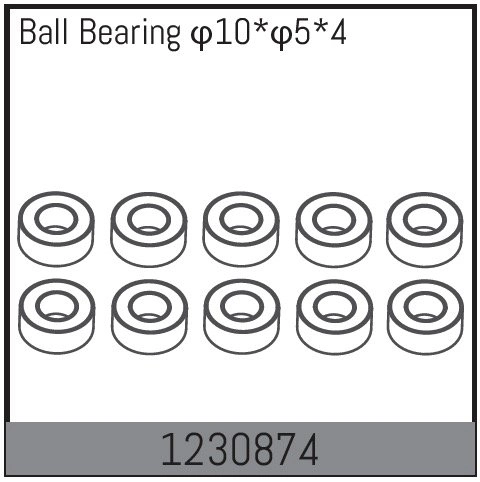 1230874 - Ball Bearing 10*5*4 (10)