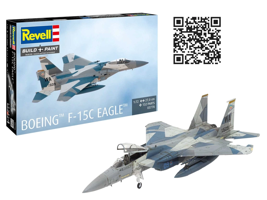 Plastic ModelKit lietadlo 03778 - Boeing F-15C Eagle (1:72)